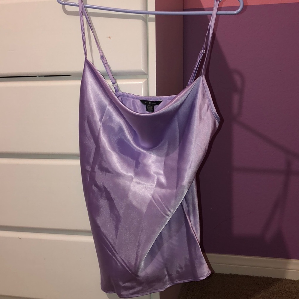 AE Studio Silky Cowl Neck Cami